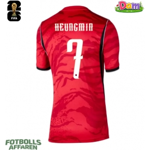 Korea Son Heung-min #7 Hemmatröja Kvinnor VM 2026 Kortärmad